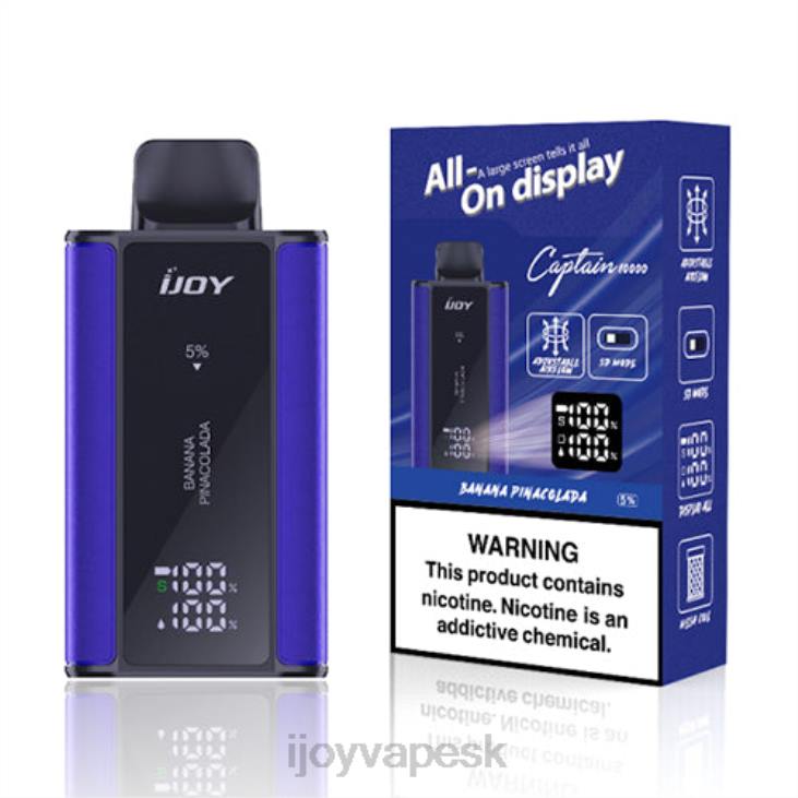 iJOY Vape SK | iJOY Bar Captain jednorazové 8X0281 banánová pinacolada